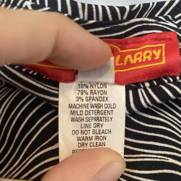 Krazy Larry Pull-On Ankle Pants - Black Feather Size 8 $135 - Picture 6 of 11